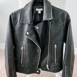 Faux Leather Jacket